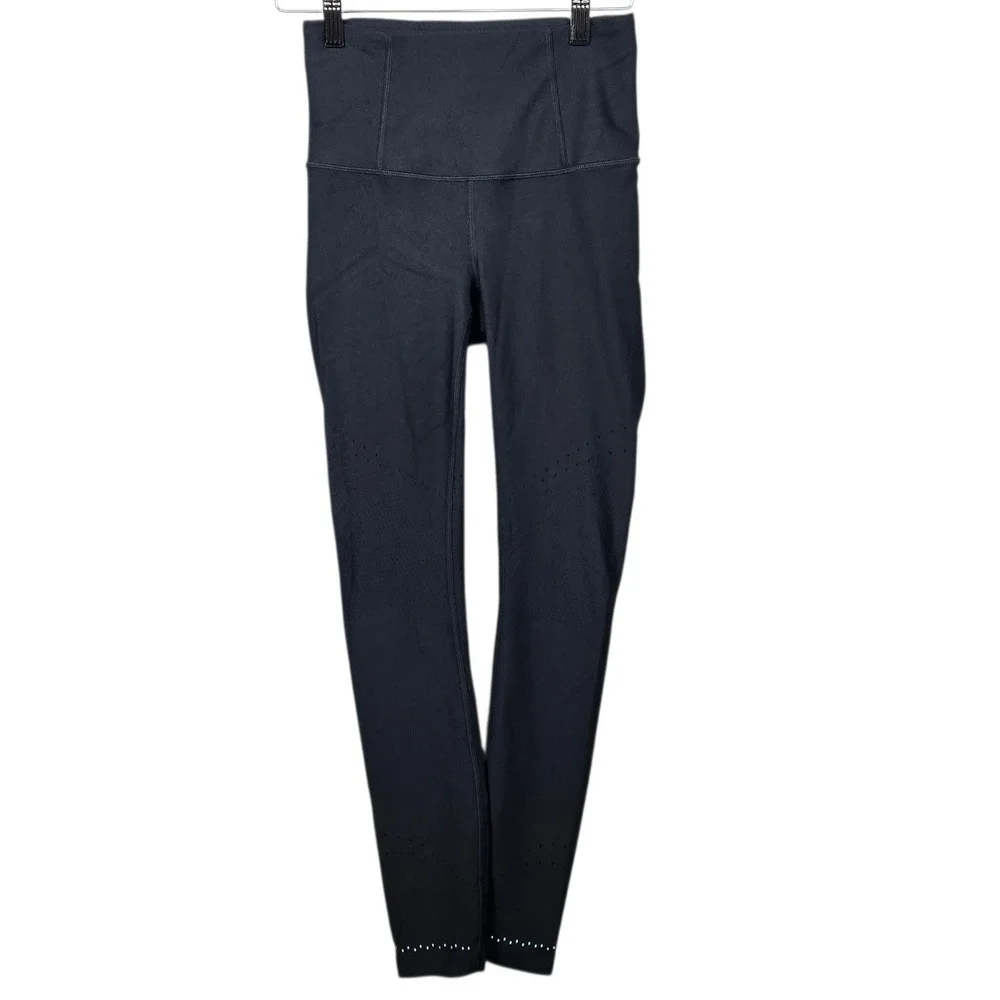 Lululemon Zoned In Tight Black Womens Size 4 Athletic Yoga‎ Pants